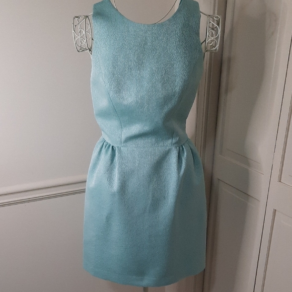 ERIN by Erin Fetherston Aqua Mini Dress - Picture 1 of 10